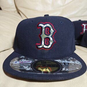 NewEra MLB Veterans camouflage 59Fifty Fitted Cap Boston Red Sox 7,  7-1/8 7-1/4